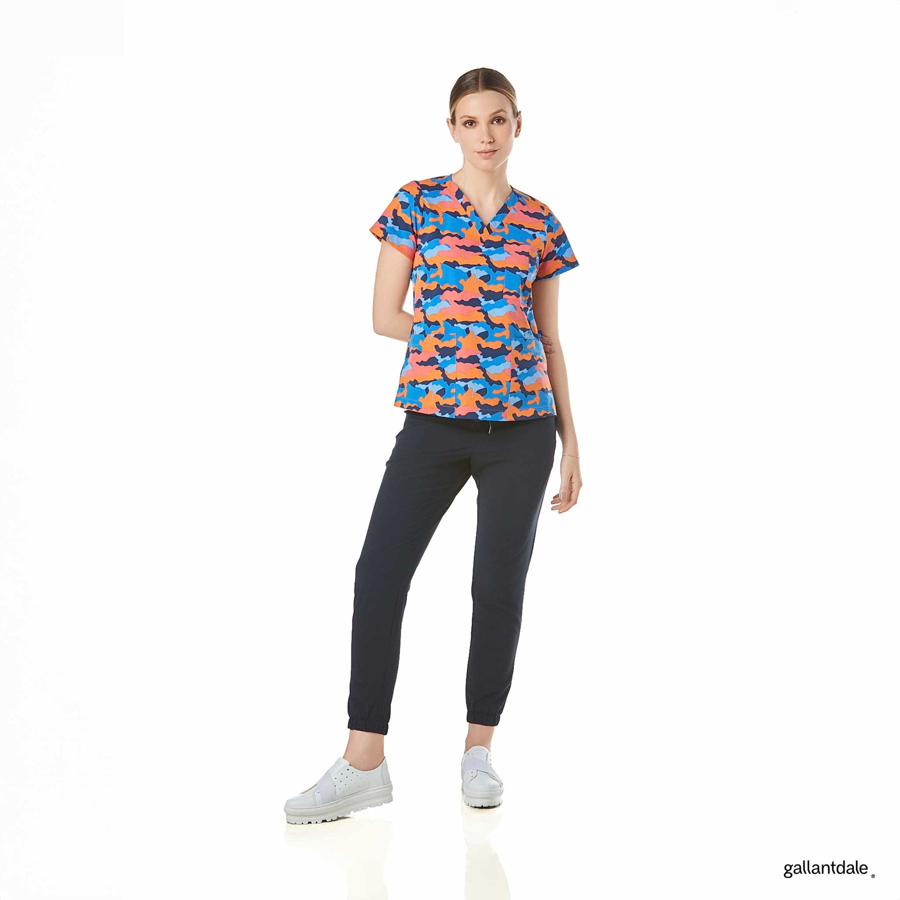 Casaca Sanitaria Army Mujer Strech Premium Monclare - Imagen 6
