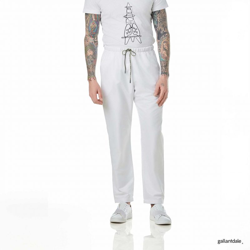 Pantalón Sanitario Futura Slim Hombre Win - S, Blanco
