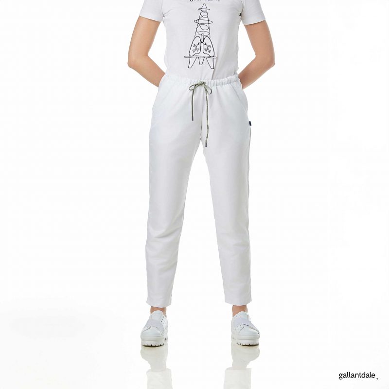 Pantalón Sanitario Futura Slim Mujer Win - XS, Blanco