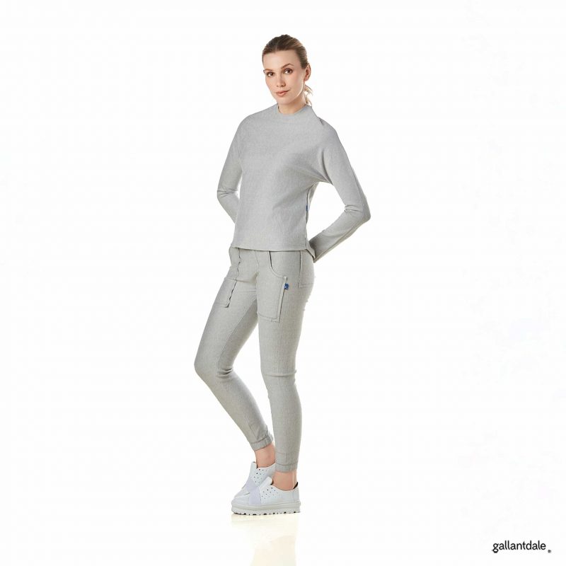 Pijama Sanitario Lita Mujer Ponti Milano - XS, Gris Jaspe